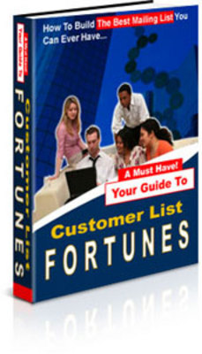 Product picture Customer List Fortunes - Long Life Money Maker
